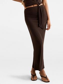 Forever New Jazelle Jersey Maxi Skirt, Bitter Chocolate, Bitter Chocolate