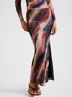 Forever New Mia Mesh Maxi Skirt, Multi, Multi