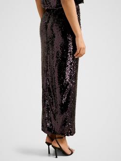 Forever New Nora Sequin Midi Skirt, Purple Set - view 2, Purple Set