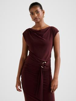 Forever New Petite Jazelle Hardware Detail Top, Plum, Plum