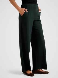 Forever New Frieda Hight Waist Wide Leg Trousers, Emerald Green Suit - view 2, Emerald Green Suit
