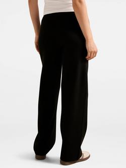Forever New Hazel Knitted Lounge Trousers, Black - view 2, Black