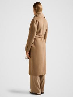 Forever New Saige Felled Scarf Coat, Toffee - view 2, Toffee