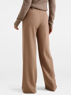 Forever New Chantelle Belted Wide Leg Trousers - view 2, Fawn