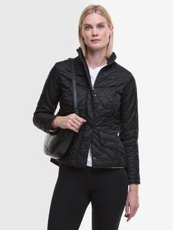 Barbour Flyweight Cavalry Quilted Jacket, Black