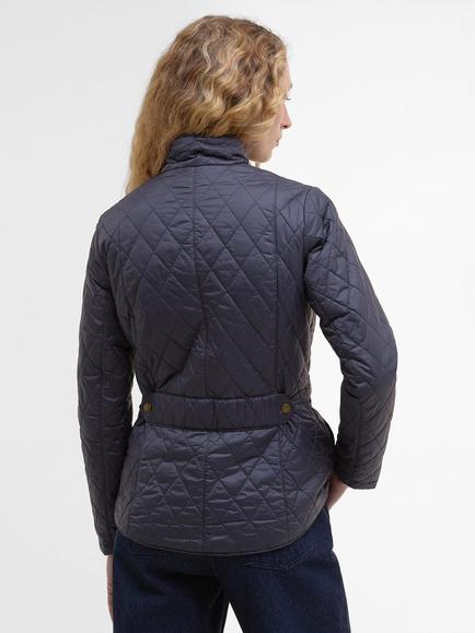 Barbour Flyweight Cavalry Quilted Jacket - view 2, Navy