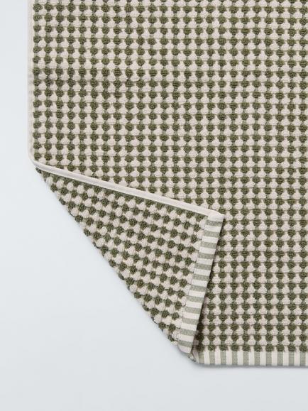 John Lewis Textured Cotton Towels - view 2, Avocado