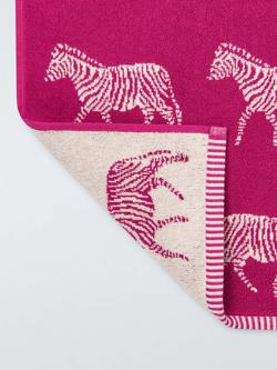 John Lewis Zebra Towels - view 2, Hibiscus Pink