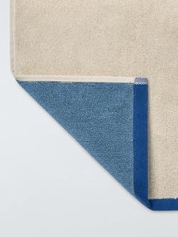 John Lewis Block Stripe Towels - view 2, Blue