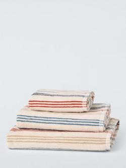 John Lewis Daymer Stripe Towels, Multi, Multi