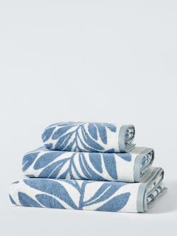 John Lewis x Anine Cecilie Iversen Zinnia Towels, Glacier