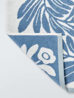 John Lewis x Anine Cecilie Iversen Zinnia Towels - view 2, Glacier