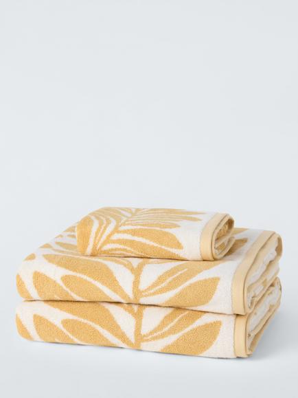John Lewis x Anine Cecilie Iversen Zinnia Towels, Straw
