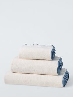 John Lewis Scallop Edge Towels, Thistle