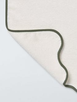 John Lewis Scallop Edge Towels - view 2, Avocado