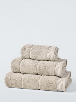 John Lewis Grand Hotel Towels, Pale Mole