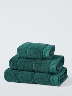 John Lewis Grand Hotel Towels, Dark Evergreen