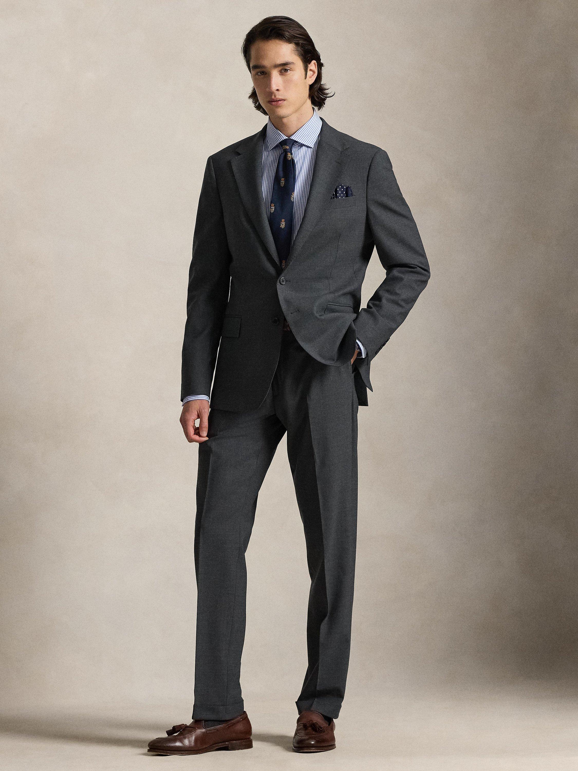 Polo by Ralph Lauren ダークグレー スーツ Ralph Lauren Polo Ralph Lauren Modern Fit Wool Blend Suit Jacket