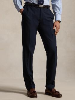 Ralph Lauren Woven Wool Blend Suit Trousers, Navy, Navy