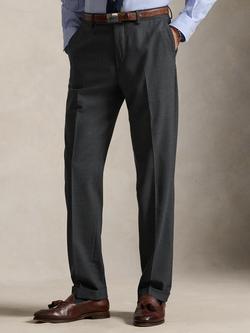 Polo Ralph Lauren Tailored Fit Wool Blend Suit Trousers, Charcoal, Charcoal