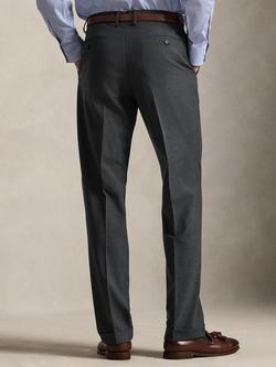 Polo Ralph Lauren Tailored Fit Wool Blend Suit Trousers, Charcoal - view 2, Charcoal