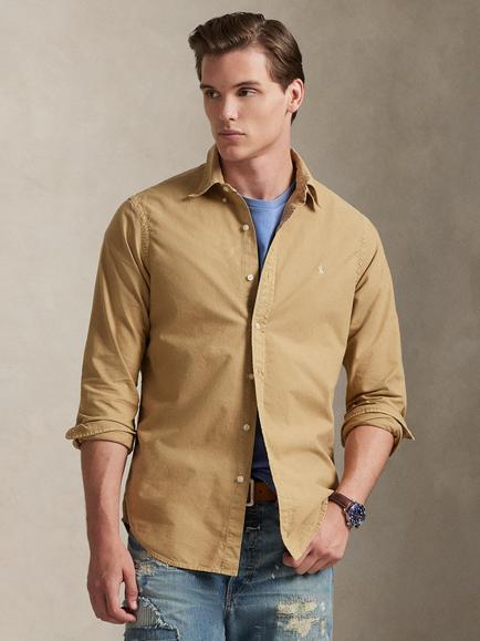 Ralph Lauren Cotton Oxford Shirt, Cafe Tan, Cafe Tan