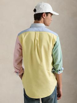 Ralph Lauren Colour Block Oxford Shirt, Multi - view 2, Multi