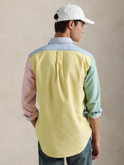 Ralph Lauren Colour Block Oxford Shirt, Multi - view 2, Multi