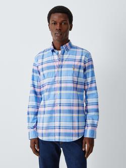 Ralph Lauren Woven Sport Shirt, Multi, Blue Pink Multi