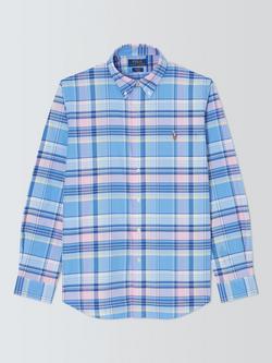 Ralph Lauren Woven Sport Shirt, Multi, Blue Pink Multi