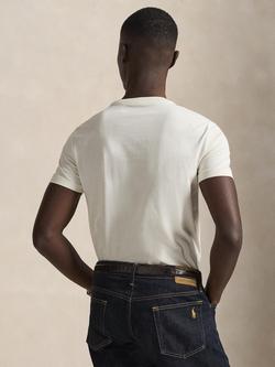 Polo Ralph Lauren Cotton Custom Slim Fit Short Sleeve T-Shirt - view 2, Antique Cream