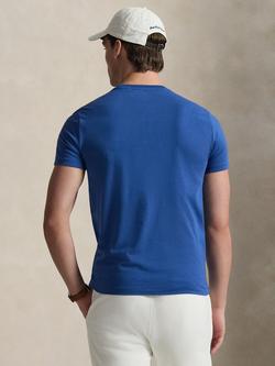 Polo Ralph Lauren Cotton Custom Slim Fit Short Sleeve T-Shirt - view 2, Dusty Azure