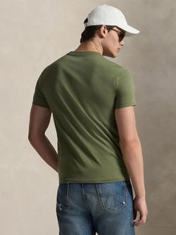 Polo Ralph Lauren Cotton Custom Slim Fit Short Sleeve T-Shirt - view 2, Garden Trail