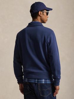 Polo Ralph Lauren Cotton Half-Zip Sweatshirt, Cruise Navy - view 2, Cruise Navy