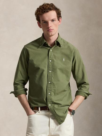 Ralph Lauren Custom Slim Fit Oxford Shirt, Garden Trail