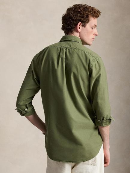 Ralph Lauren Custom Slim Fit Oxford Shirt - view 2, Garden Trail