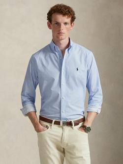 Ralph Lauren Woven Sport Shirt, Dress Blu Trcry Grid, Dress Blu Trcry Grid