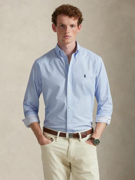 Ralph Lauren Woven Sport Shirt, Dress Blu Trcry Grid, Dress Blu Trcry Grid