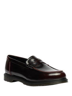 Dr. Martens Mayfare Leather Loafers, Cherry Red Arcadia - view 2, Cherry Red Arcadia