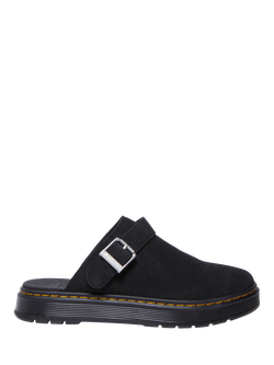 Dr. Martens Brookline Suede Mule Sandals, Black Bronx, Black Bronx