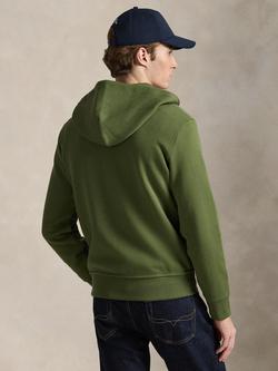 Polo Ralph Lauren Cotton Blend Full-Zip Hoodie, Supply Olive - view 2, Supply Olive