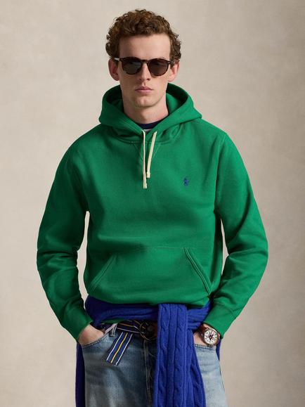 Polo Ralph Lauren Cotton Blend Fleece Hoodie, Billiard Green, Billiard Green