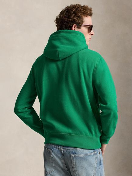 Polo Ralph Lauren Cotton Blend Fleece Hoodie, Billiard Green - view 2, Billiard Green