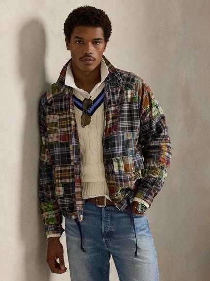 Ralph Lauren Cotton Patchwork Overshirt, Bleeder Patchwork, Bleeder Patchwork