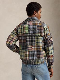 Ralph Lauren Cotton Patchwork Overshirt, Bleeder Patchwork - view 2, Bleeder Patchwork