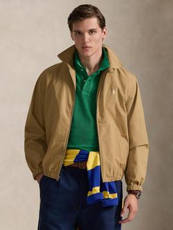Polo Ralph Lauren Bayport Windbreaker Jacket, Cafe Tan, Cafe Tan