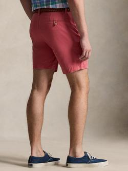 Ralph Lauren Bedford Cotton Blend Chino Shorts - view 2, Adirondack Berry