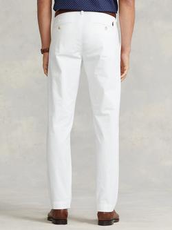 Ralph Lauren Bedford Cotton Blend Trousers, Ceramic White - view 2, Ceramic White