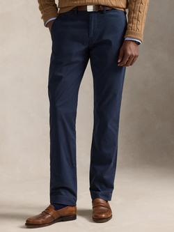 Ralph Lauren Bedford Cotton Blend Trousers, Nautical Ink, Nautical Ink