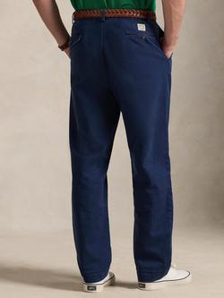 Ralph Lauren Whitman Pleated Chinos, Washed Newport Navy - view 2, Washed Newport Navy